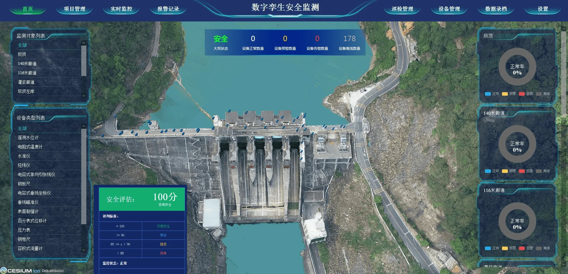 大坝安全监测智能预警系统