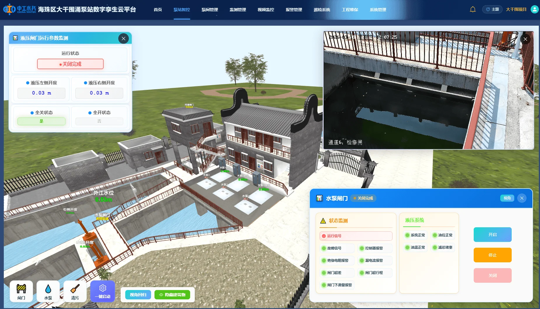 水闸泵站智能管控平台